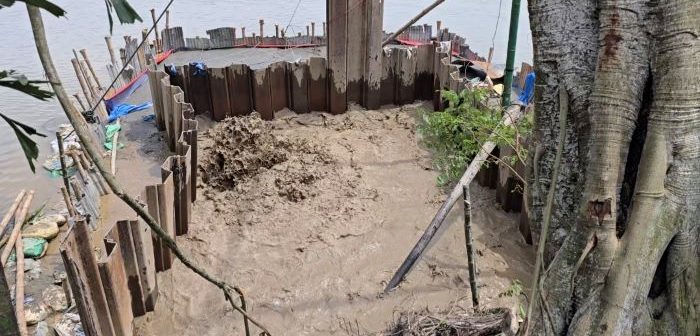 চুনা পাথর কারখানায় অবৈধ গ্যাসের সংযোগ, ভয়াবহ লিকেজে গ্যাসের অপচয়
